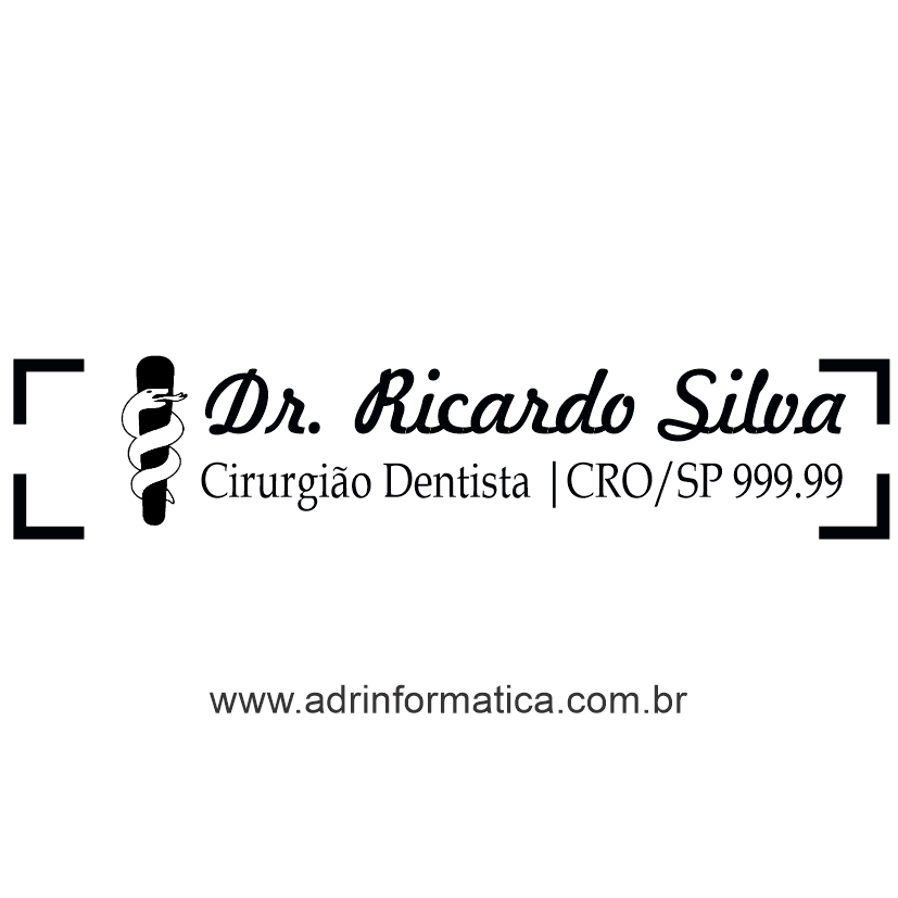 Carimbo online para Cirurgião Dentista